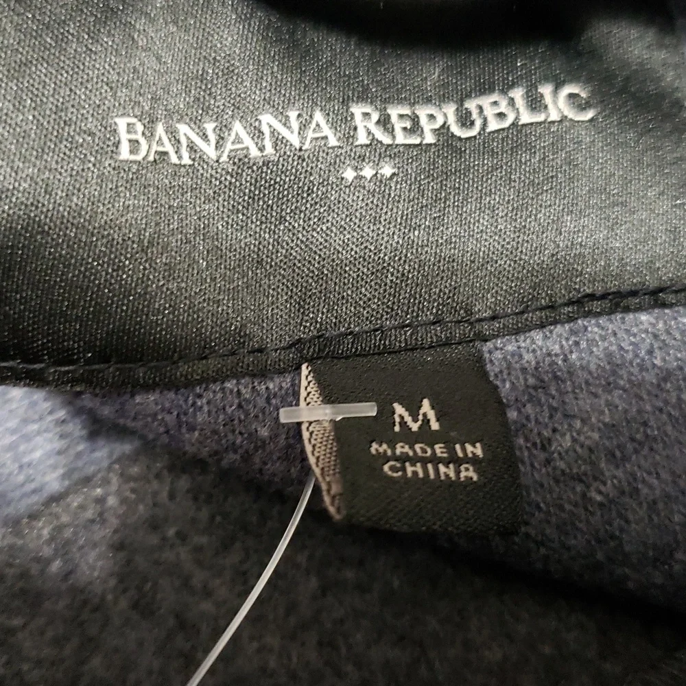 Banana Republic Solid 4 PKT Gray Women's M Shacket Jacket‎